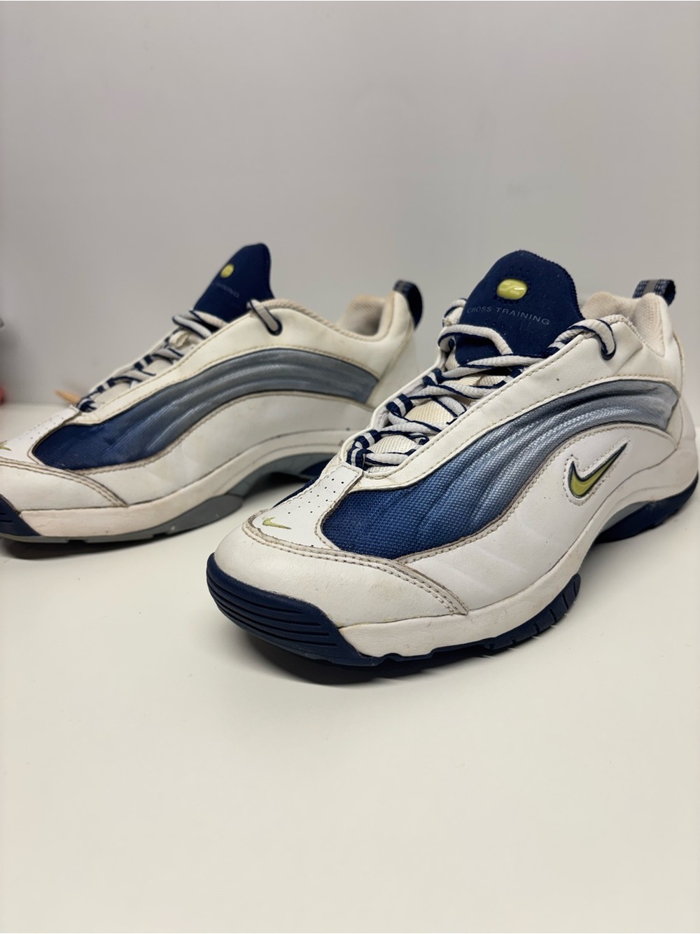 Vintage Nike Air Cross Training Athletic Sneakers with swoosh on toe